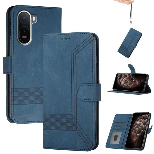 Funda de teléfono de cuero con tapa y sensac...