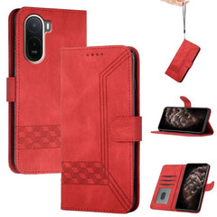 Funda de teléfono de cuero con tapa y sensac...