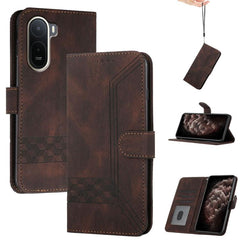 Funda de teléfono de cuero con tapa y sensac...