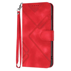 Funda de teléfono de cuero con sensación de ...