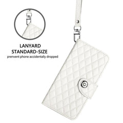 Funda para teléfono de cuero con tapa y text...