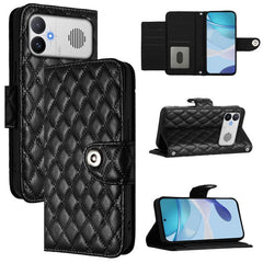 Funda de cuero con tapa y textura rombal par...