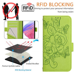 Caja de teléfono de cuero antirrobo RFID ros...