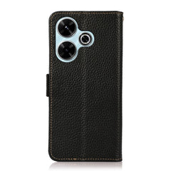 KHAZNEH Funda para teléfono RFID de cuero ge...