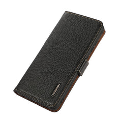 KHAZNEH Funda para teléfono RFID de cuero ge...