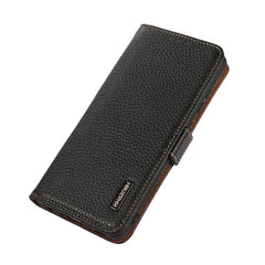 KHAZNEH Funda para teléfono RFID de cuero ge...