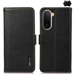 KHAZNEH Funda para teléfono RFID de cuero ge...