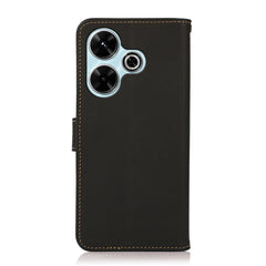 Funda para teléfono de cuero genuino con tex...