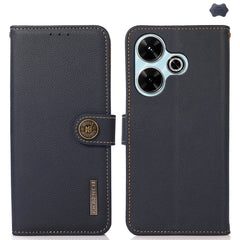 Funda para teléfono de cuero genuino con tex...