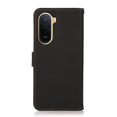 Funda para teléfono de cuero genuino con tex...