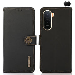 Funda para teléfono de cuero genuino con tex...