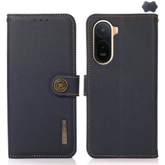 Funda para teléfono de cuero genuino con tex...