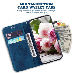 Funda para teléfono de cuero con relieve de ...