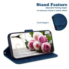 Funda para teléfono de cuero con relieve de ...