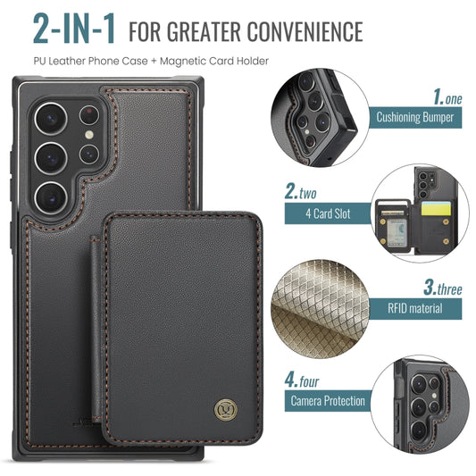 JEEHOOD J05 Funda de teléfono de cuero RFID ...