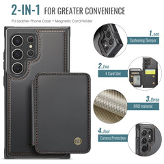 JEEHOOD J05 Funda de teléfono de cuero RFID ...