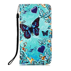 Estuche de cuero con tapa horizontal de teji...