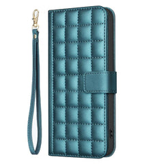 Funda para teléfono de cuero con textura cua...
