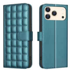Funda para teléfono de cuero con textura cua...