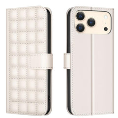 Funda para teléfono de cuero con textura cua...