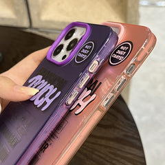 Estuche para teléfono esmerilado de doble ca...