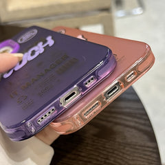Estuche para teléfono esmerilado de doble ca...