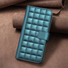 Funda para teléfono de cuero con textura cua...