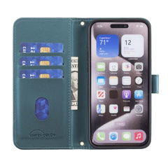 Funda para teléfono de cuero con textura cua...