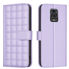 Funda para teléfono de cuero con textura cua...