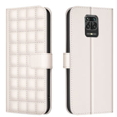 Funda para teléfono de cuero con textura cua...