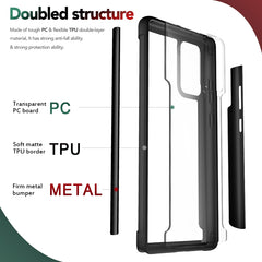 Funda protectora de PC + TPU de metal de la ...