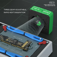 Mijing FS-11 Enfriamiento + Curado UV + Ventilador de extracción de humo