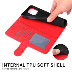 Funda de cuero para teléfono con botones de ...