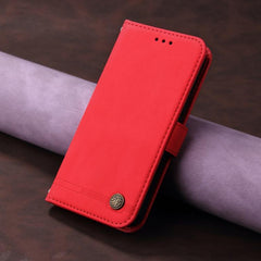 Funda de cuero para teléfono con botones de ...