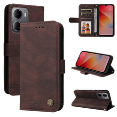 Funda de cuero para teléfono con botones de ...