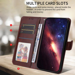 Funda para teléfono clásica de cuero con tap...