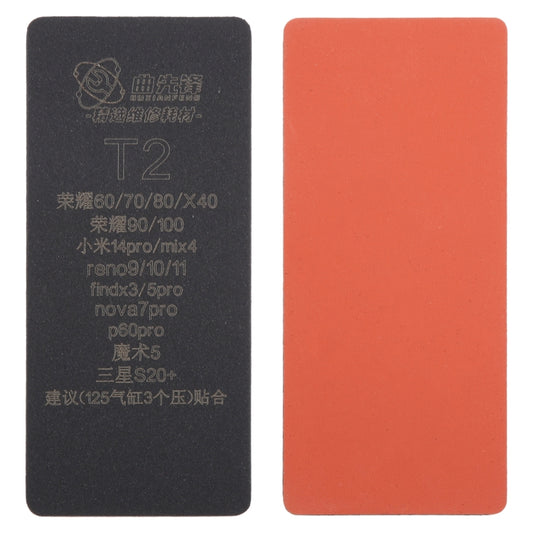 Alfombrilla de unión de pantalla LCD curva, T2