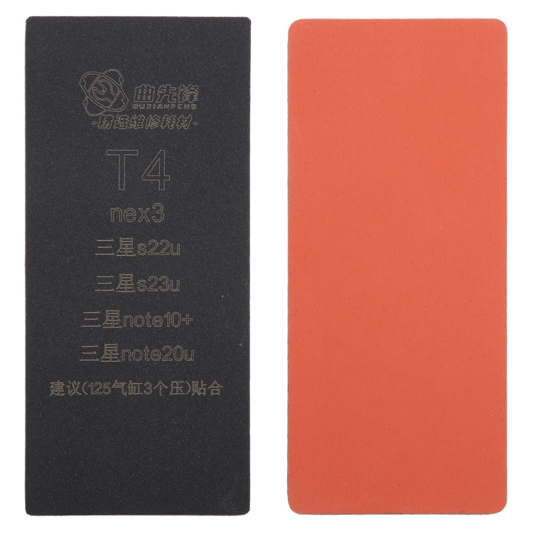 Alfombrilla de unión de pantalla LCD curva, T4