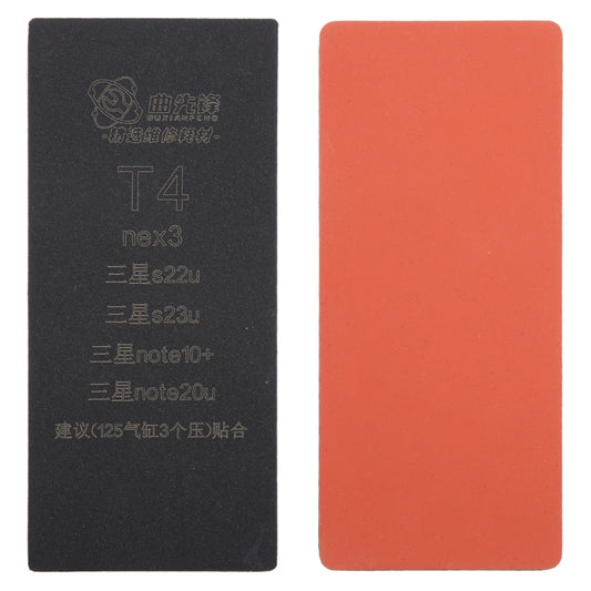 Alfombrilla de unión de pantalla LCD curva, T4