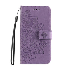 Funda para teléfono de cuero con estampado d...
