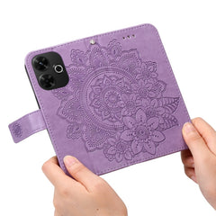 Funda para teléfono de cuero con estampado d...