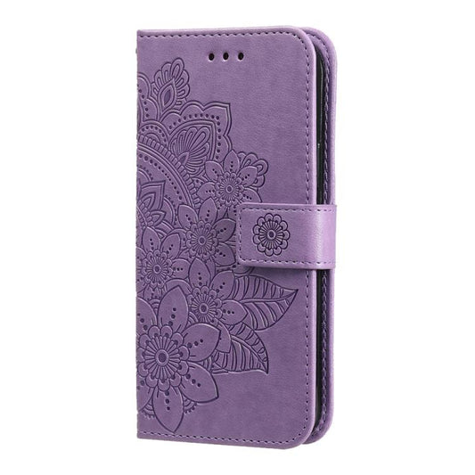 Funda para teléfono de cuero con estampado d...