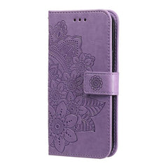 Funda para teléfono de cuero con estampado d...