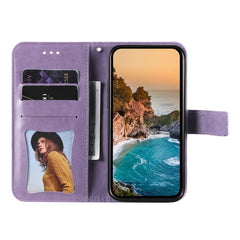 Funda para teléfono de cuero con estampado d...