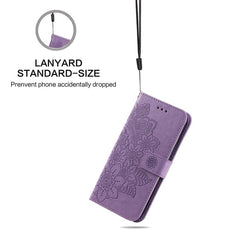 Funda para teléfono de cuero con estampado d...