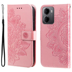 Funda para teléfono de cuero con estampado d...
