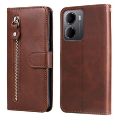 Funda para teléfono de cuero con cremallera ...