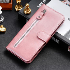 Funda para teléfono de cuero con cremallera ...