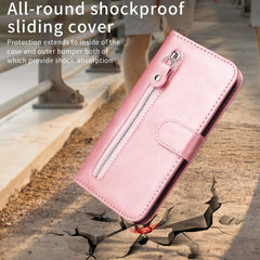 Funda para teléfono de cuero con cremallera ...