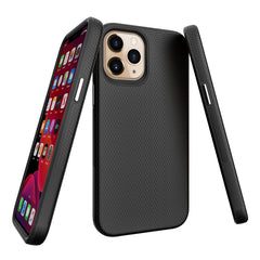 Funda TPU + PC con textura de armadura trian...